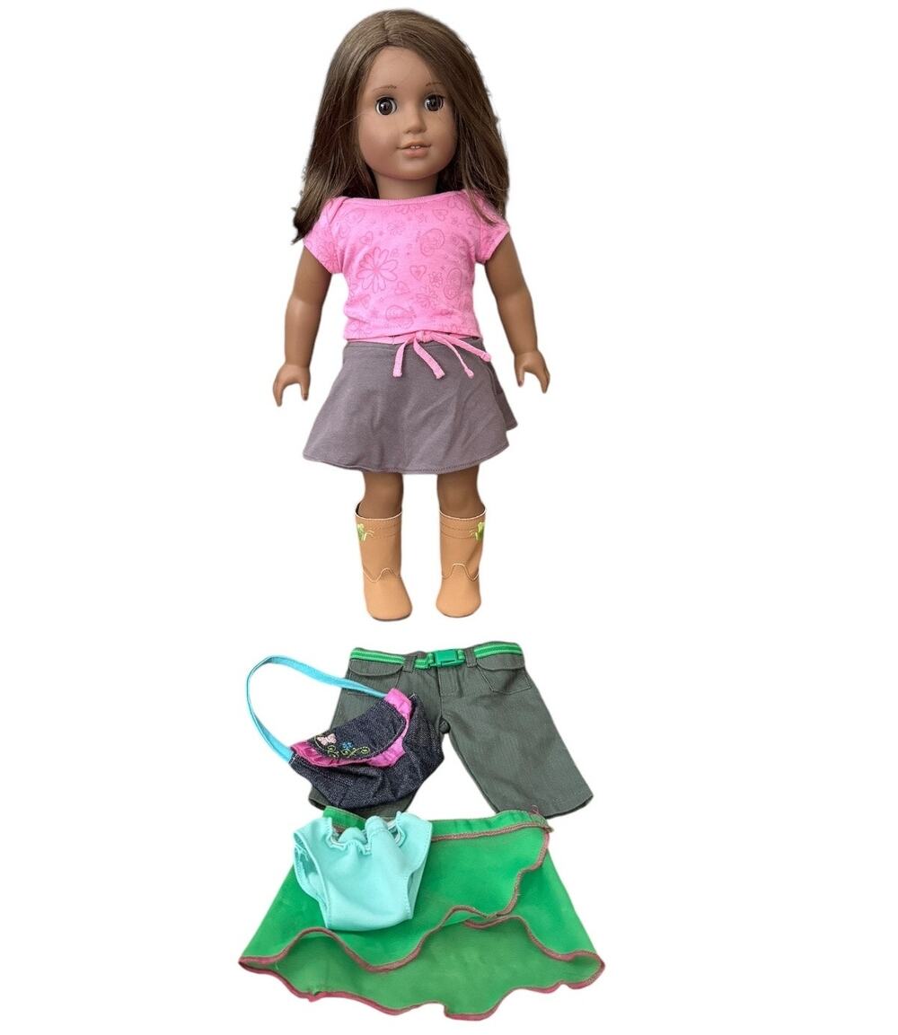American Girl Truly Me Doll Brown Eyes Outfit Lot 2000s